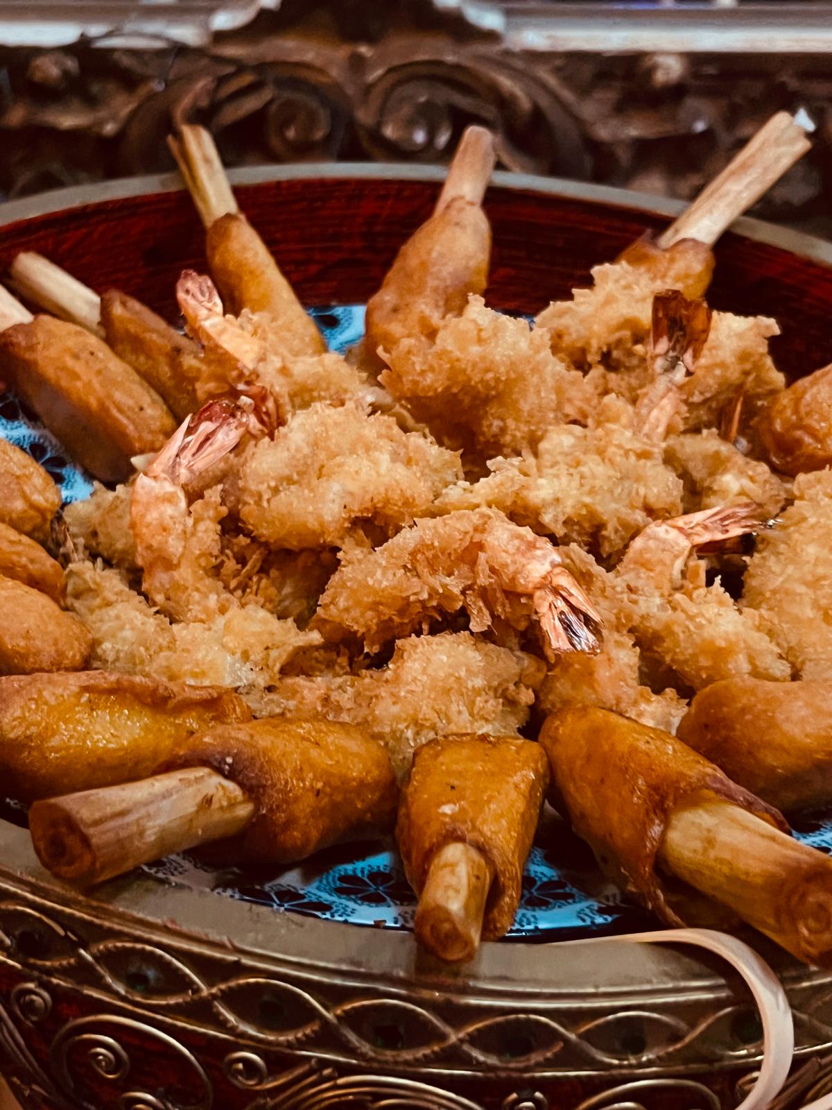 Crevettes tempura