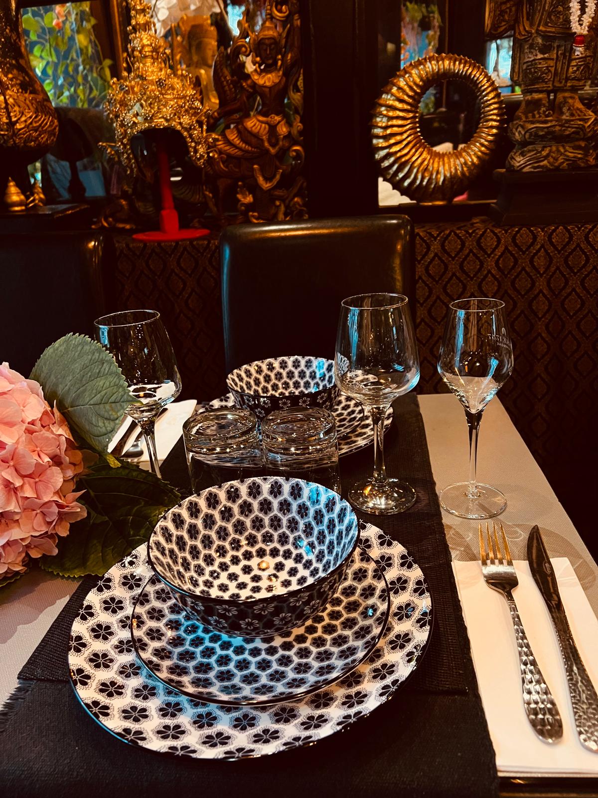 Mise en place, décor thaïlandais