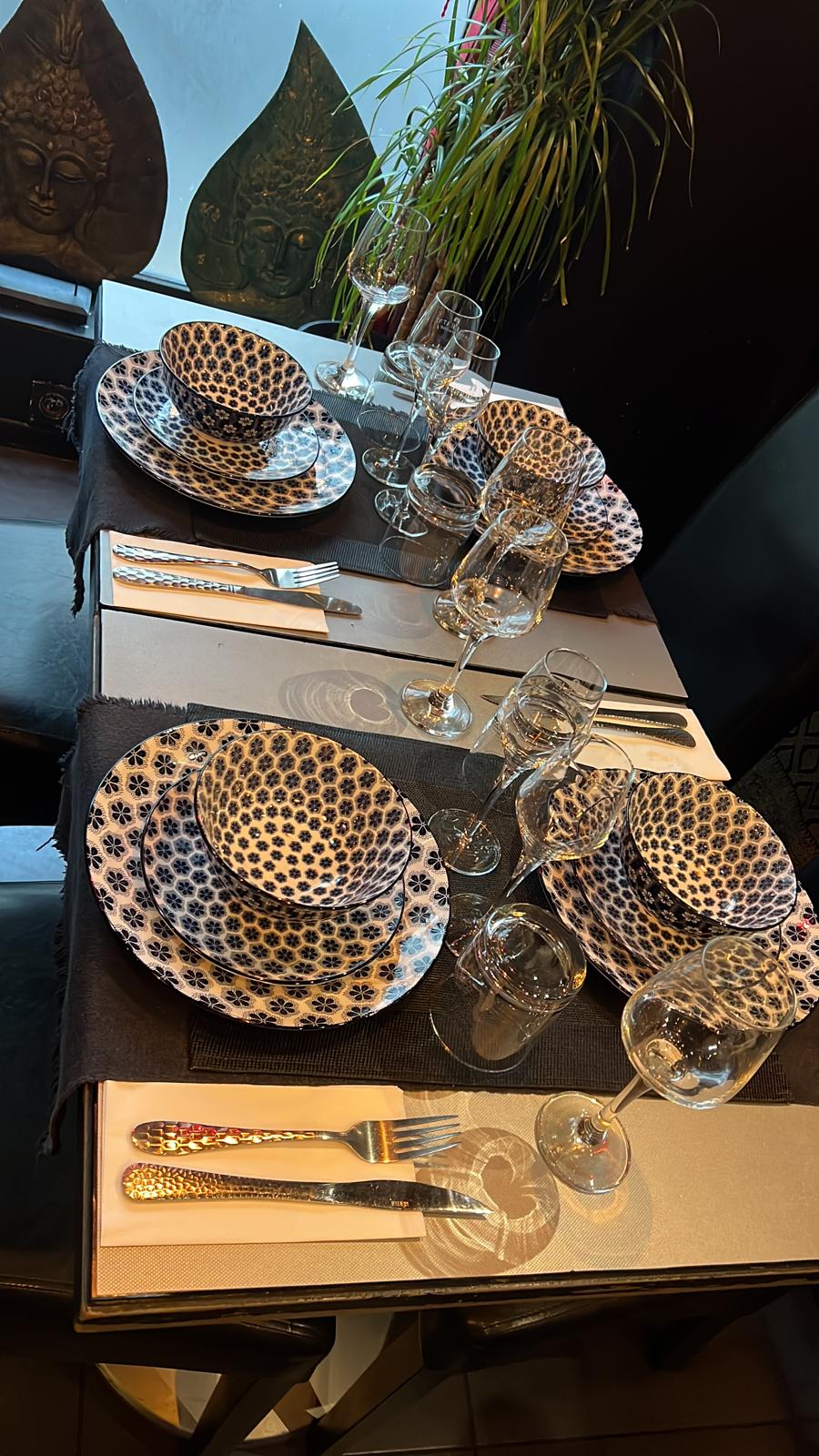 Table en terrasse